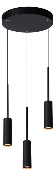LUCIDE 24401/21/30 TUBULE Závěsné svítidlo LED 3x7W černá