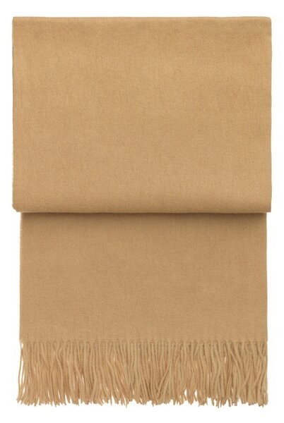 Elvang Stylový alpaka pléd Classic yellow ocher 130x200