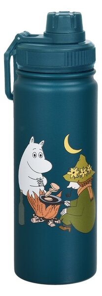NordicBuddies Termo láhev NB Moomin Adventure modrozelená 0,55L