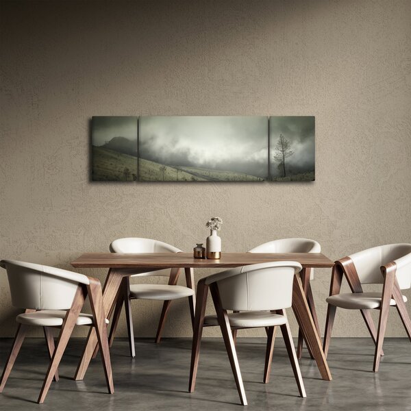 Obraz krajiny před bouři (170x50 cm)