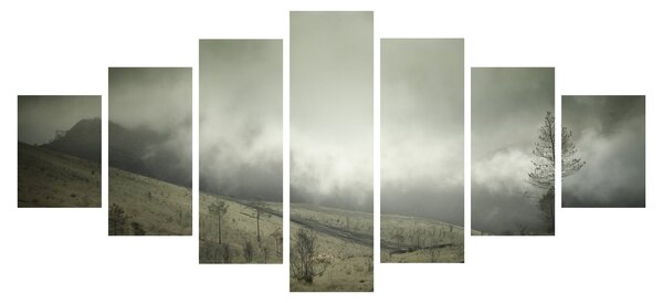 Obraz krajiny před bouři (210x100 cm)
