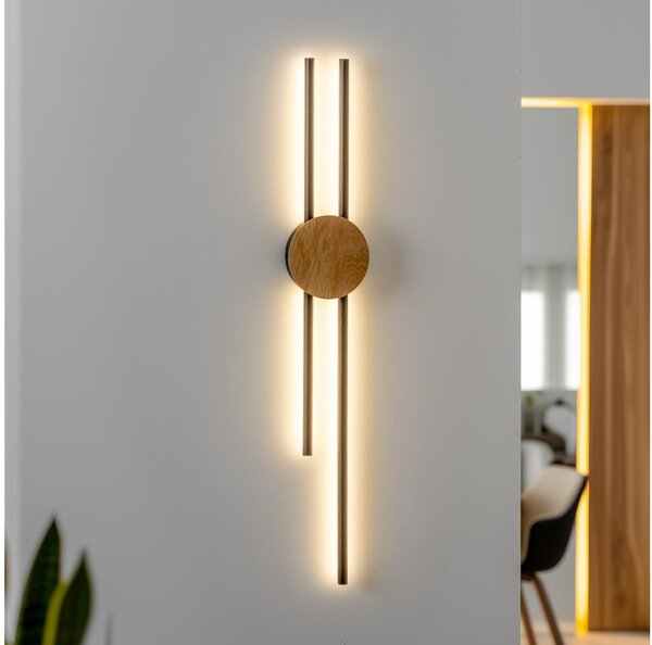 Brilagi - LED Nástěnné svítidlo WOODY COLLINE LED/15W/230V 80 cm dub