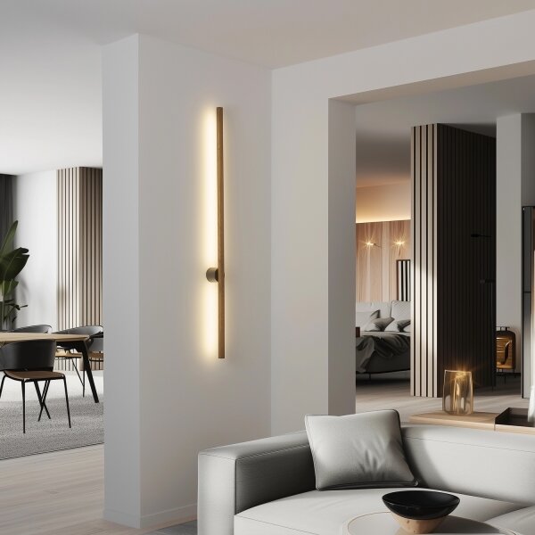 Brilagi - LED Nástěnné svítidlo WOODY LINE LED/12W/230V 120 cm dub ořech