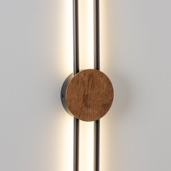 Brilagi - LED Nástěnné svítidlo WOODY COLLINE LED/15W/230V 80 cm dub třešeň