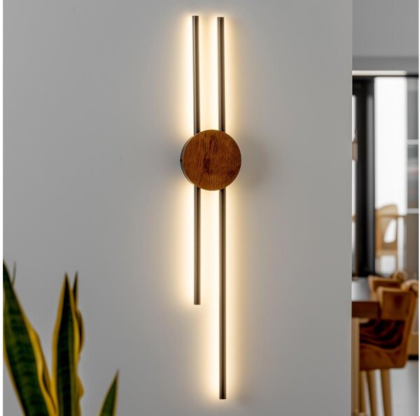 Brilagi - LED Nástěnné svítidlo WOODY COLLINE LED/15W/230V 80 cm dub třešeň
