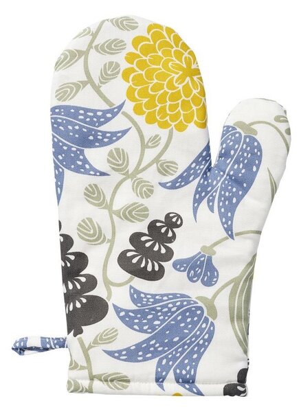Klippan Kuchyňská chňapka-rukavice Lily yellow blue 31 x 19 cm