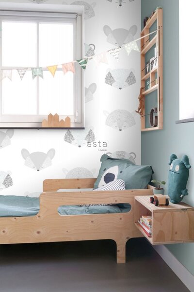 Vliesová tapeta na zeď dětská Zvířátka 158832, 0,465 x 8,37 m, Little Bandits, Esta