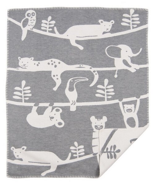 Klippan Dětská deka Siesta grey 70x90