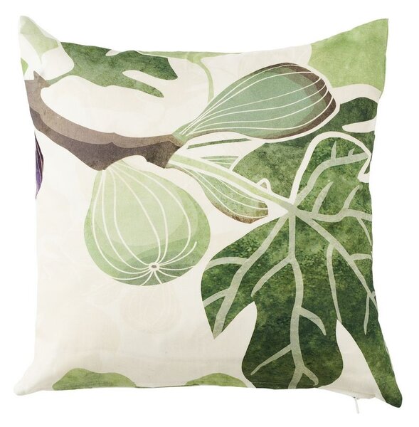 Klippan Povlak na polštář Figs green 45x45