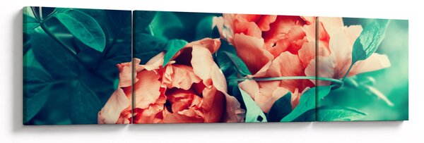 Obraz jarních květin (170x50 cm)