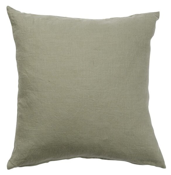 Klippan Lněný povlak na polštář Linn green 50x50