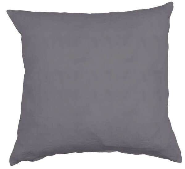 Klippan Lněný povlak na polštář Linn lead grey 50x50