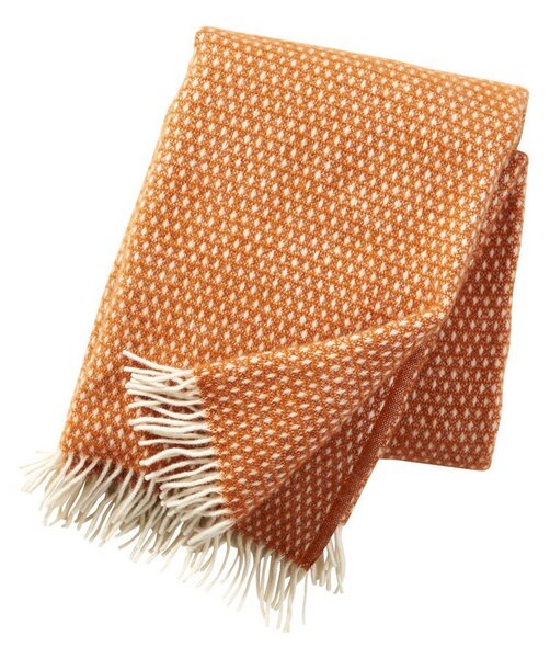 Klippan Vlněný pléd Knut orange 130x200