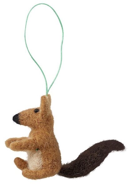 Klippan Plstěná dekorace Squirrel (veverka) 9x6