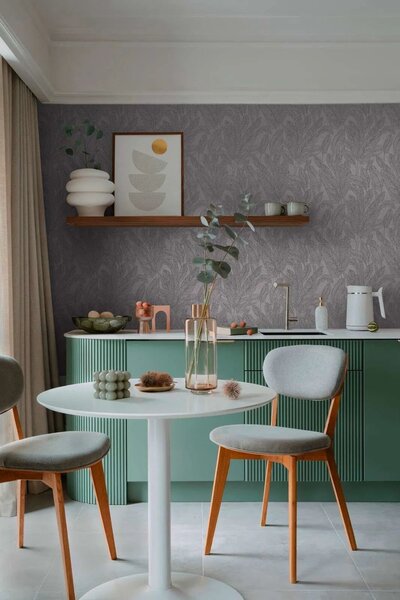 A.S. Création | Vliesová tapeta na zeď COSMO Living 79064-5 | 0,53 x 10,05 m | fialová, zlatá