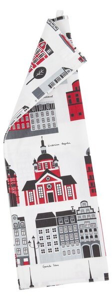 Klippan Kuchyňská utěrka My Stockholm red 46x70