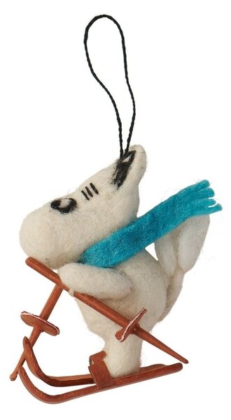 Klippan Plstěná dekorace Moomin on skiis
