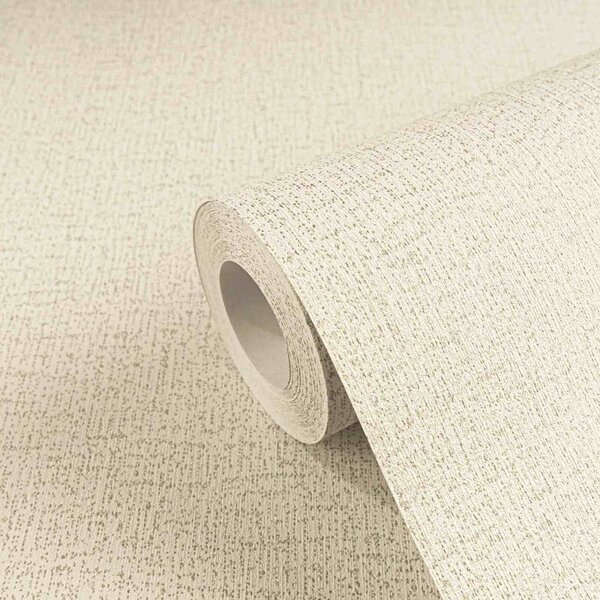 A.S. Création | Vliesová tapeta na zeď COSMO Living 79065-2 | 0,53 x 10,05 m | krémová, bílá, metalická