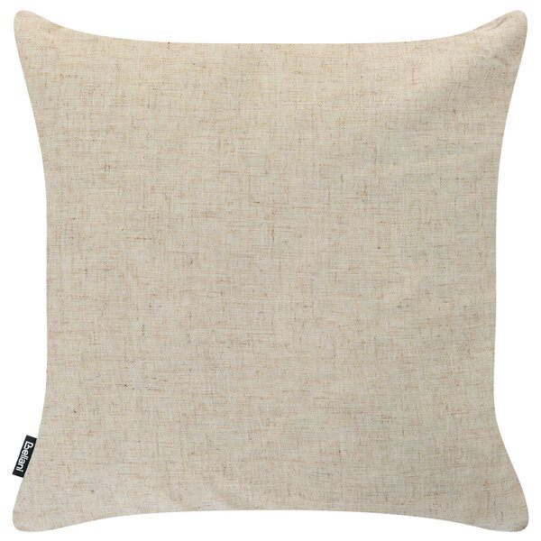 Sada 3 venkovních polštářů ARENARIA Abstraktní vzor 45 x 45 cm Béžová/Zelená