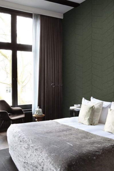 Vliesová tapeta na zeď zelená, parketový vzor kůže 347793, Luxury Skins, Origin