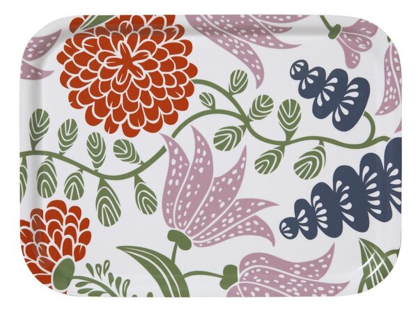 Klippan Obdélníkový tác Lily pink red 27x20