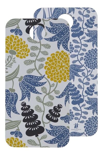 Klippan Prkénko na krájení Lily yellow blue 40x20