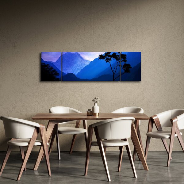 Obraz - Noční nebe v Nepálu (170x50 cm)