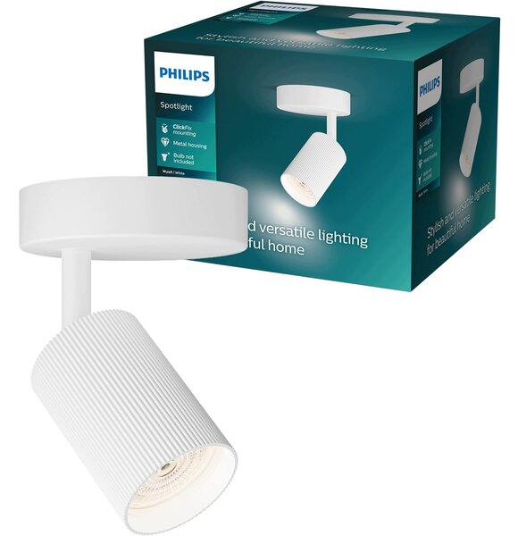 Nástěnné svítidlo Philips bílé, GU10 5 W