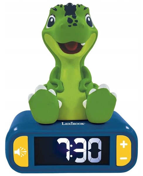Noční lampa digitální budík Lexibook RL800DINO