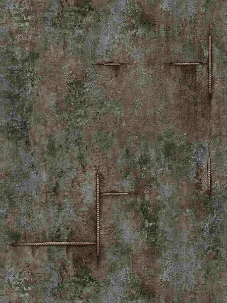 A.S. Création | Vliesová tapeta na zeď COSMO Living 79085-5 | 0,53 x 10,05 m | šedá, bronzová, metalická