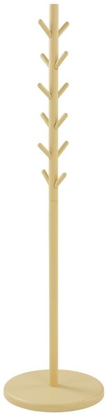 Jotex Žlutý lakovaný stojací věšák EDDISON 150 cm