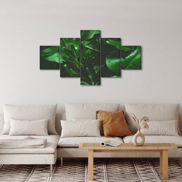 Obraz - Palmové listy (125x70 cm)