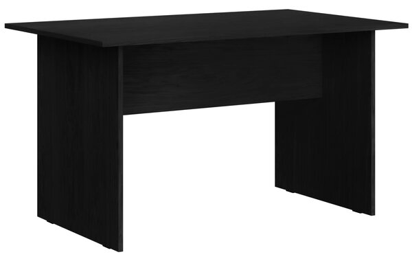 Noo.ma Černý dubový jídelní stůl Hett 130 x 80 cm