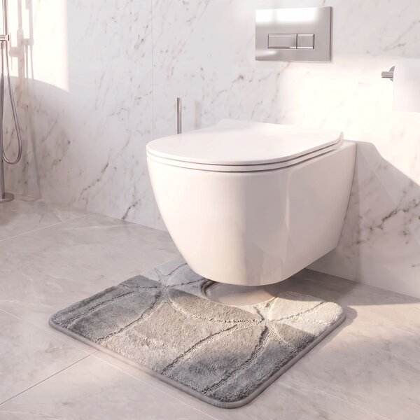 Kvalitex WC předložka geometrie šedá