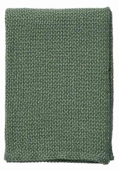 Klippan Bavlněná deka Basket green 130x180