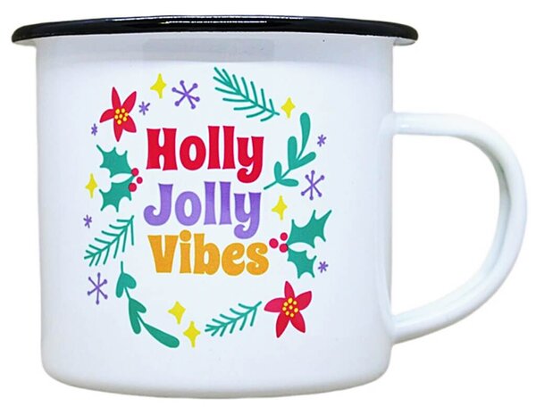 Vánoční plecháček Holly Jolly Vibes Objem: 330 ml