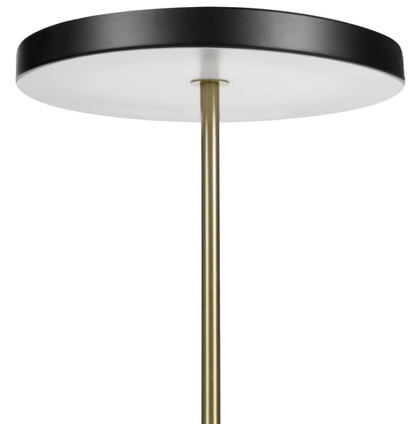 LED stojací lampa EVENLODE se stmívačem Kov Černá