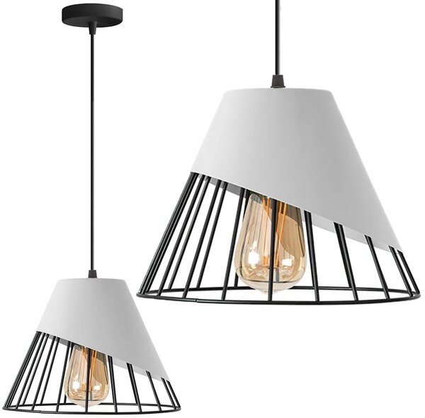 TOOLIGHT LAMPA APP228-1CP BÍLÁ/ČERNÁ