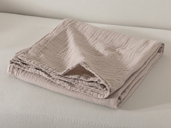 XPOSE® Dětská mušelínová deka SENA Premium - přírodní 120x120 cm
