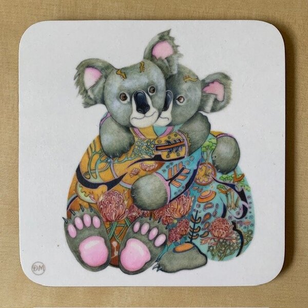 The DM Collection Tácek pod sklenici Koala Bears 9x9