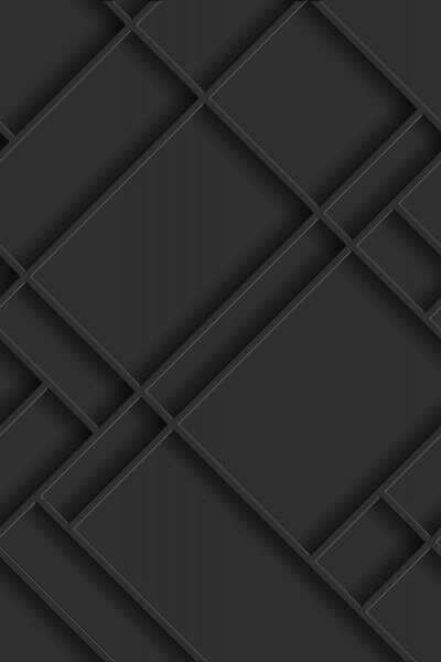 Vliesová fototapeta na zeď 3d černý panel 158937, 200x300cm, Black & White, Esta