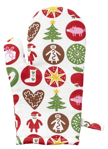 Klippan Sada kuchyňská chňapka a rukavice Christmas Ornament 31 x 19 cm