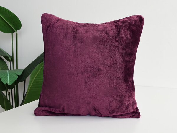 XPOSE® Mikroplyšový povlak na polštář - borůvkový 50x50 cm