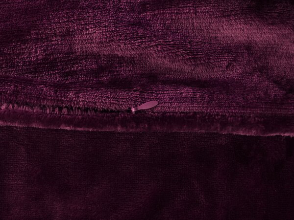 XPOSE® Mikroplyšový povlak na polštář - borůvkový 70x90 cm