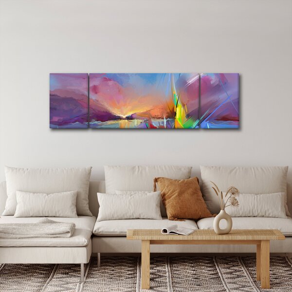 Obraz - Západ slunce (170x50 cm)
