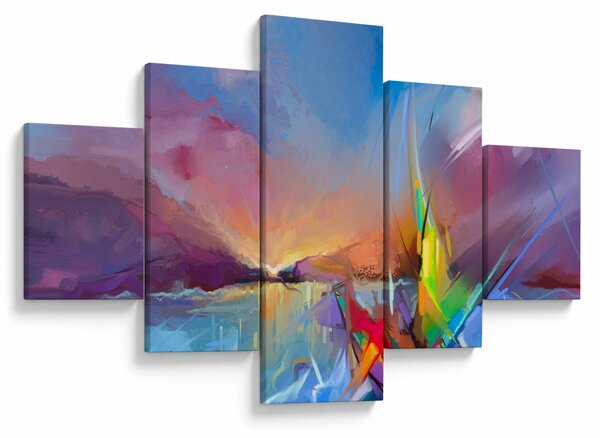 Obraz - Západ slunce (125x70 cm)
