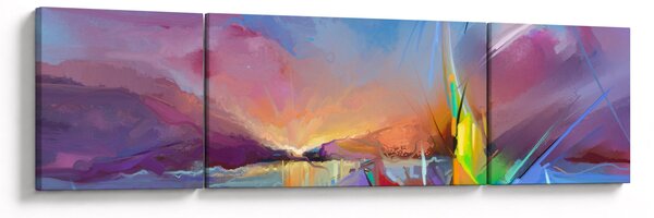Obraz - Západ slunce (170x50 cm)