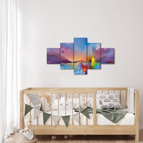 Obraz - Západ slunce (125x70 cm)