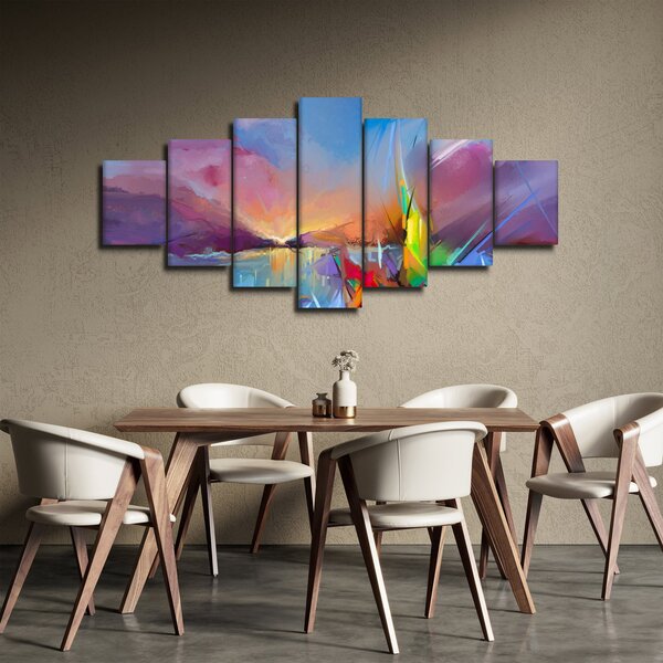 Obraz - Západ slunce (210x100 cm)