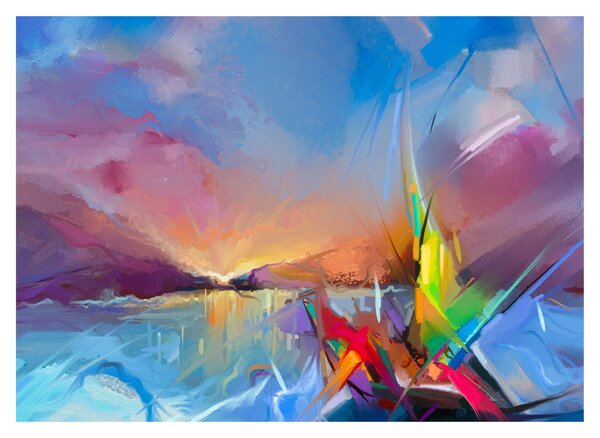 Obraz - Západ slunce (70x50 cm)